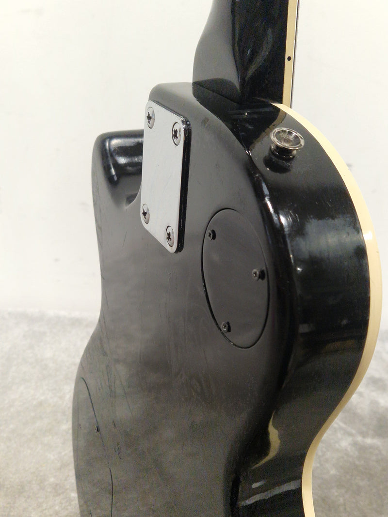Kay Black Les Paul Style Electric Guitar - Solid Body - Good - Image 9