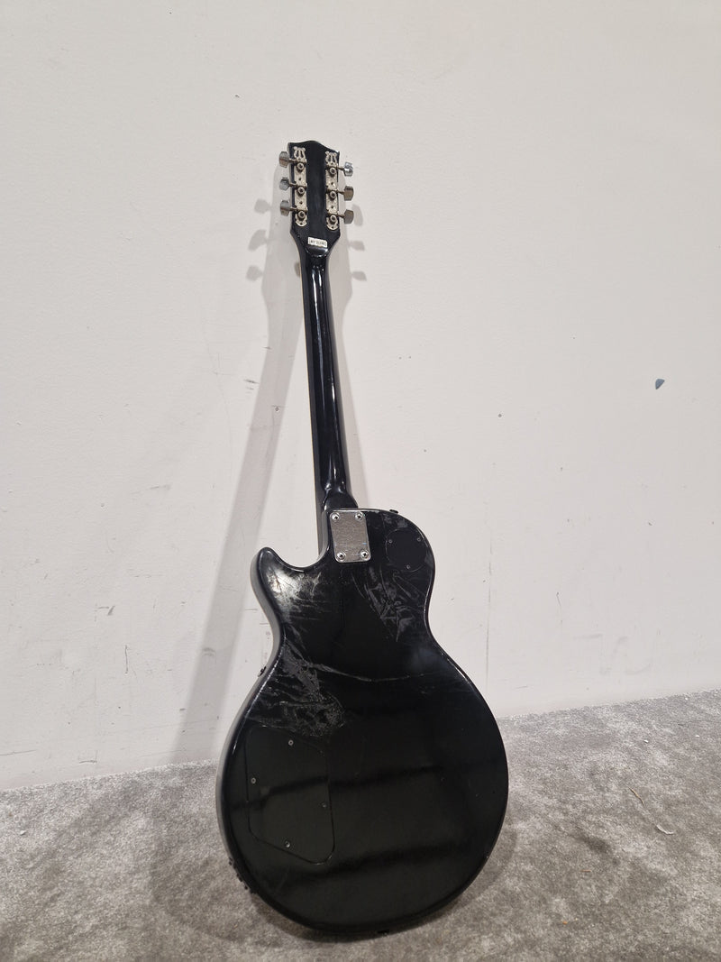 Kay Black Les Paul Style Electric Guitar - Solid Body - Good - Image 5