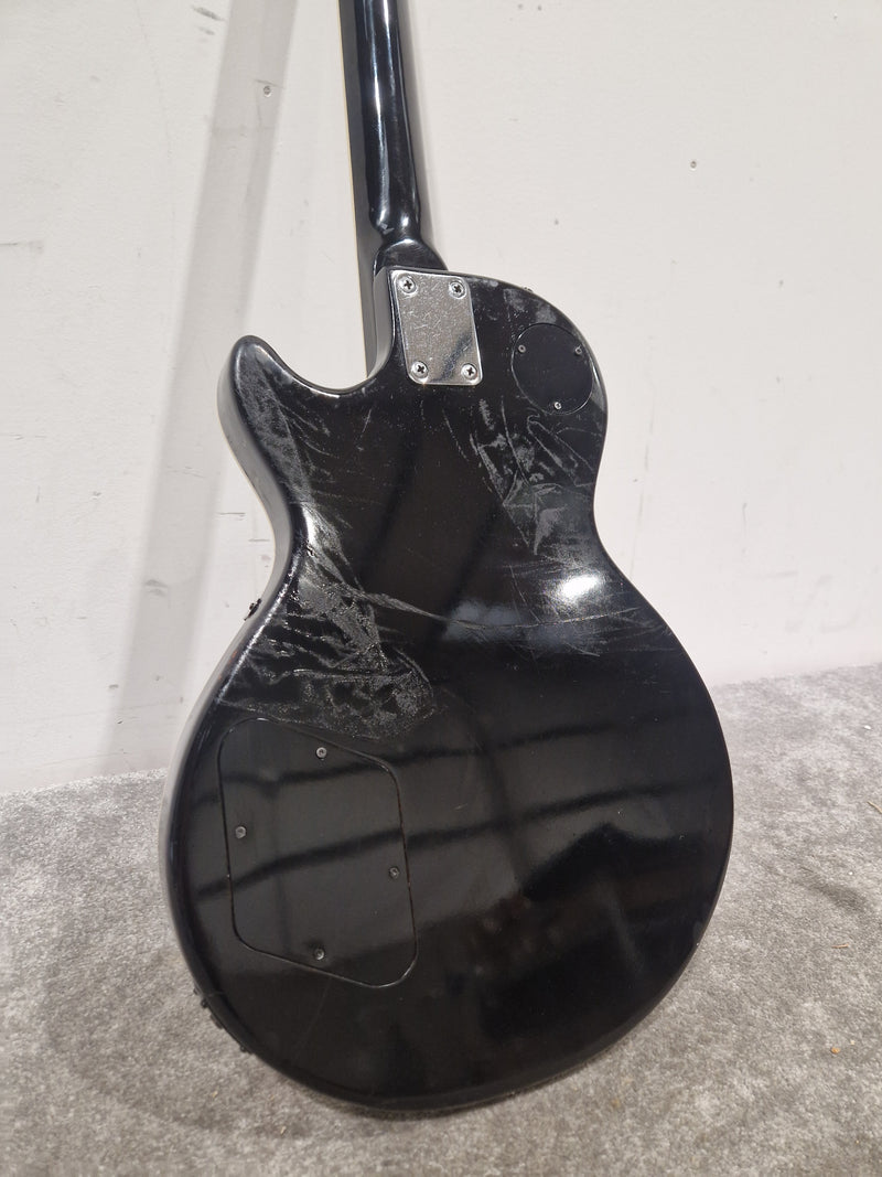 Kay Black Les Paul Style Electric Guitar - Solid Body - Good - Image 6