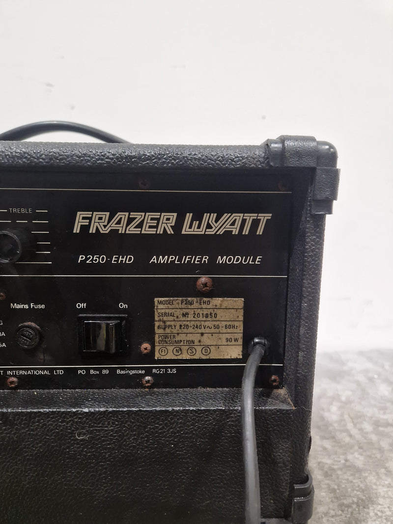 Frazer Wyatt MX 250 - Amplifier - Good w/ Power Cable - Image 8