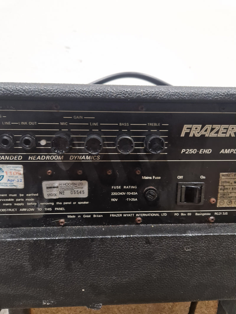 Frazer Wyatt MX 250 - Amplifier - Good w/ Power Cable - Image 9