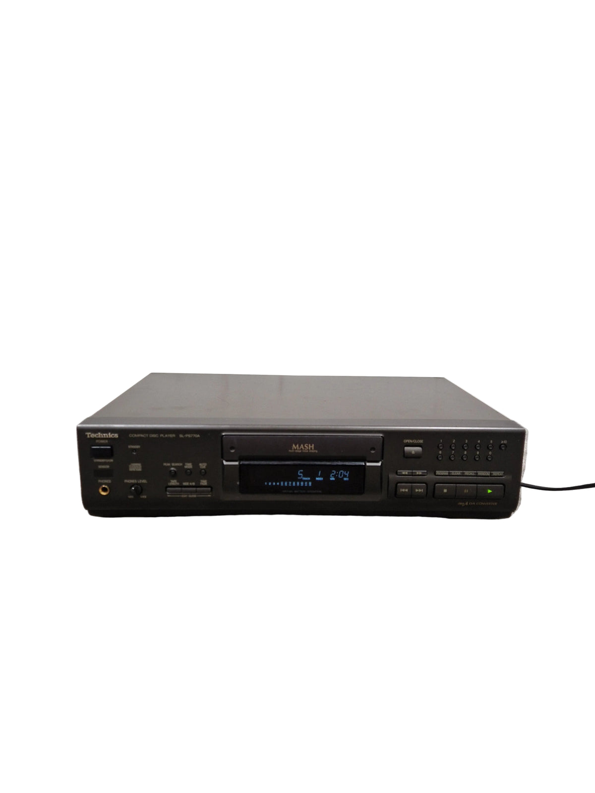 Technics Sl-Ps770a CD Player - High-Fidelity Sound - Very Good w/ Power Supply