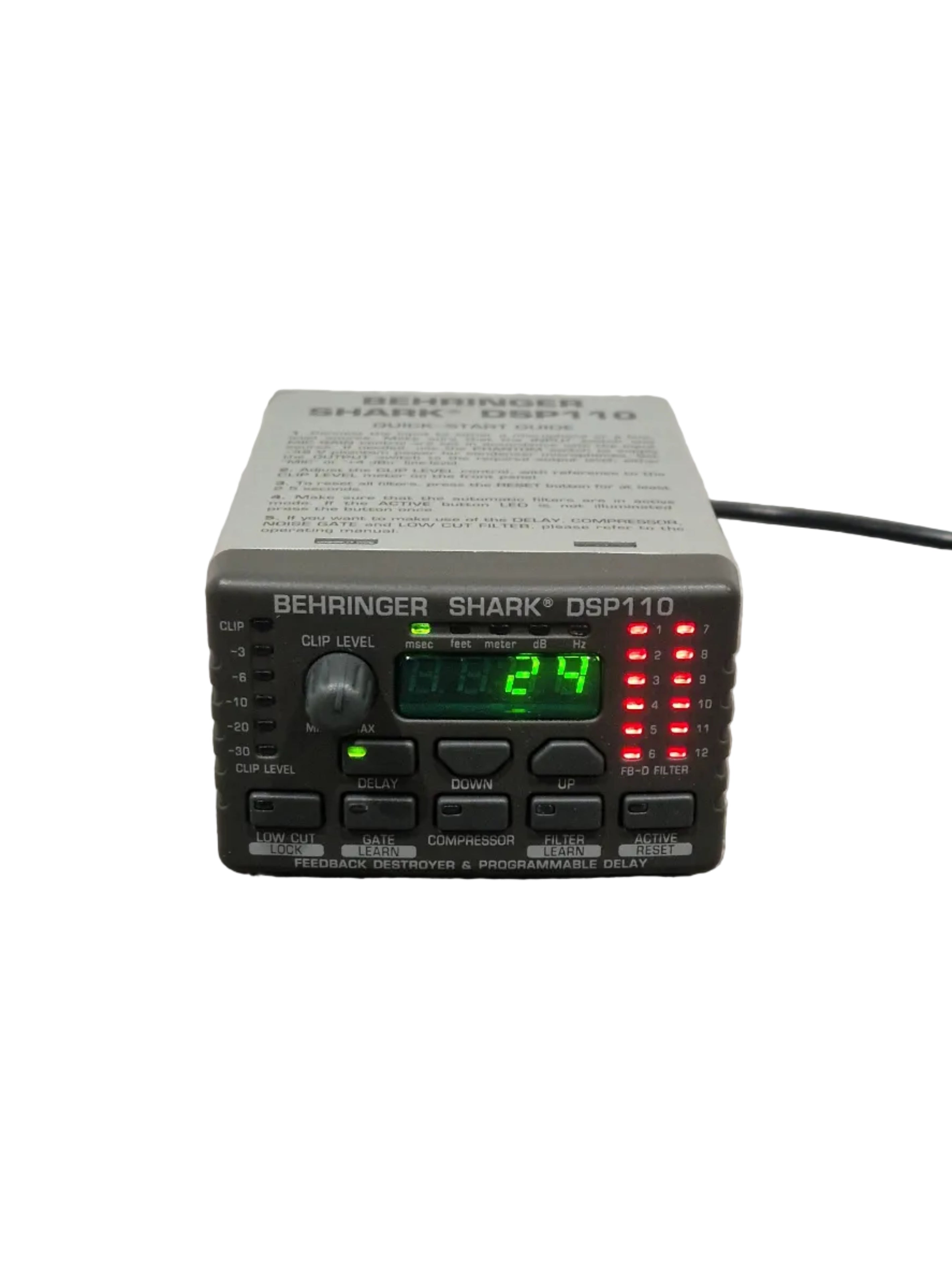 Behringer Shark DSP110 Audio Processor - Feedback Destroyer