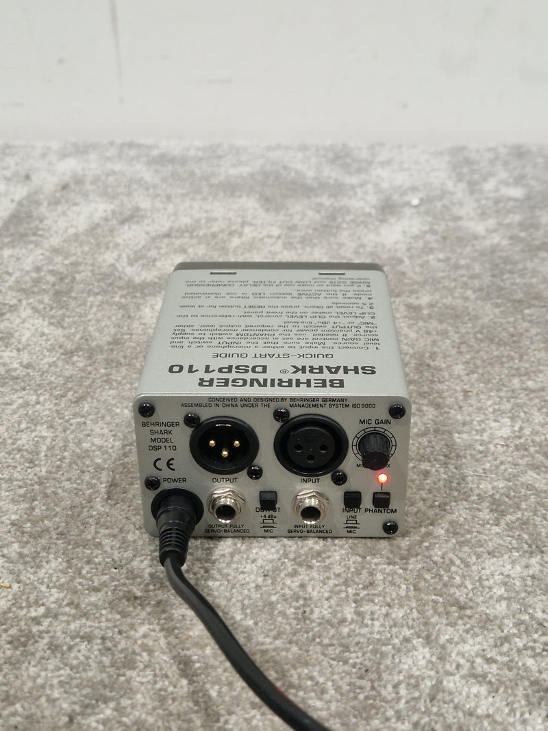 Behringer Shark DSP110 Audio Processor - Feedback Destroyer - Excellent w/ Original Box & Power Supply - Image 4