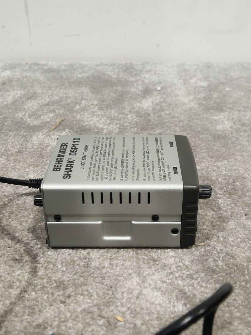 Behringer Shark DSP110 Audio Processor - Feedback Destroyer - Excellent w/ Original Box & Power Supply - Image 5