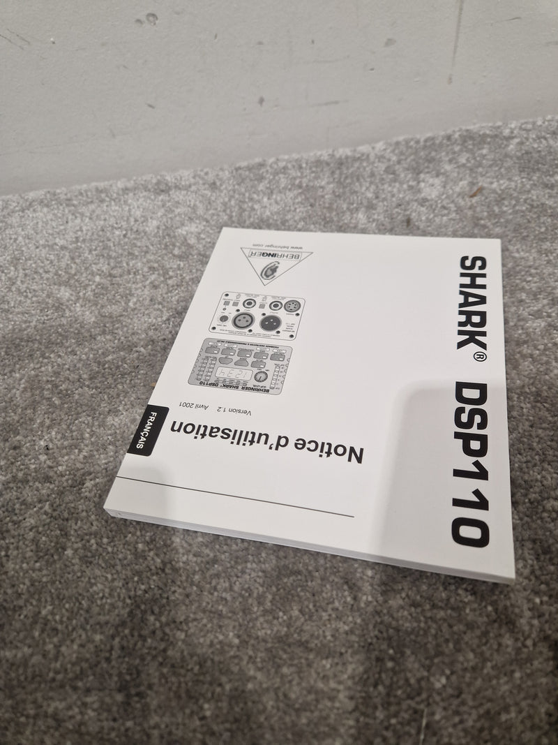 Behringer Shark DSP110 Audio Processor - Feedback Destroyer - Excellent w/ Original Box & Power Supply - Image 11