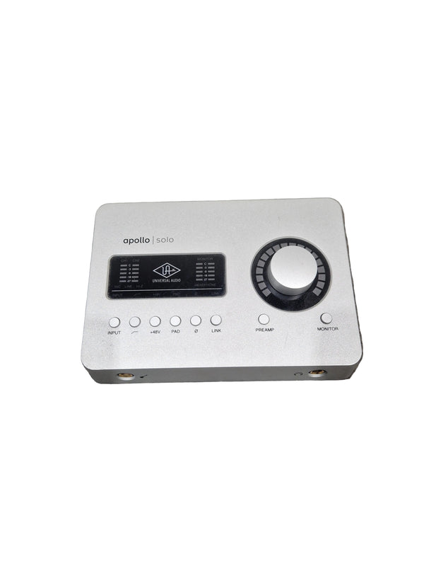Apollo Solo Thunderbolt 3 Heritage Edition Audio Interface - Unison Preamps - Excellent w/ Original Box & Power Cable