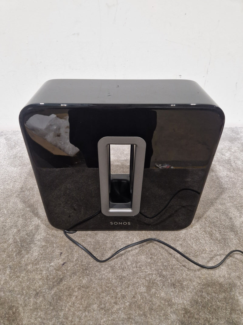 Sonos Sub Black Subwoofer - Deep Bass - Excellent w/ Original Box & Power Cable - Image 11