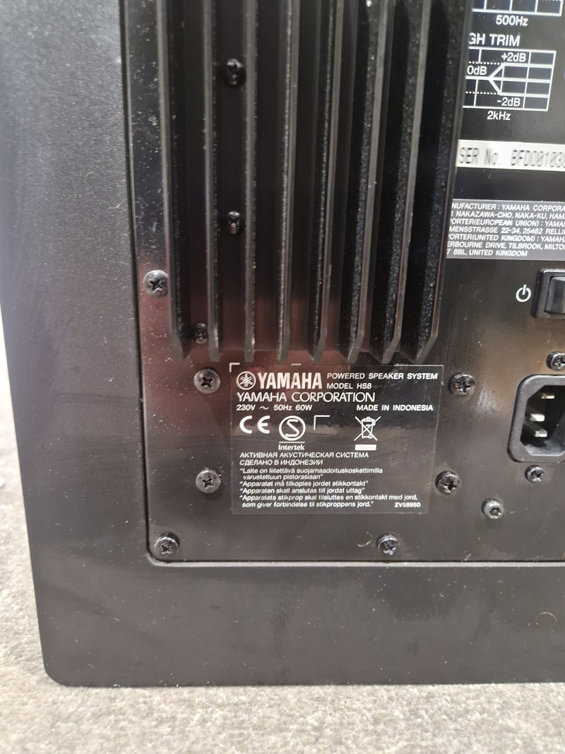 Yamaha HS8 Black Monitor Speaker - Bi-Amplified - Excellent w/ Original Box & Power Cable - Image 15