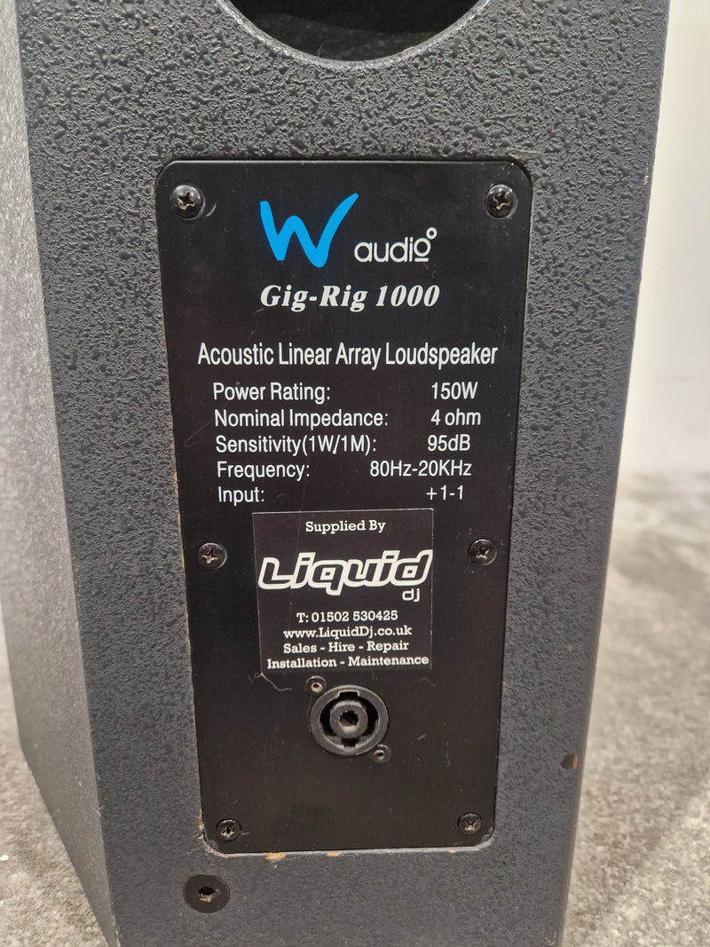 W Audio GIG-RIG 1000 Loudspeaker - 1000W Power - Good w/ Soft Case - Image 11
