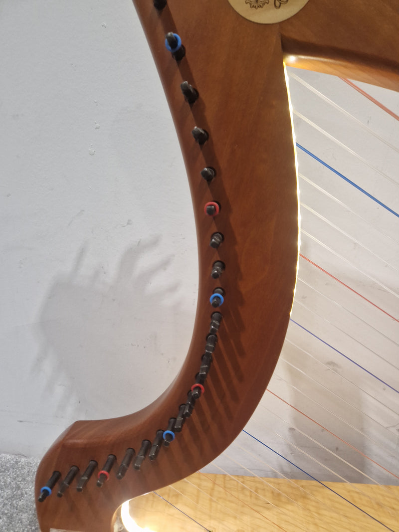 Triplett Christina 25 Therapy Harp S/N 05514 - Light System Installed - Excellent w/ Soft Case And Certification - Image 8