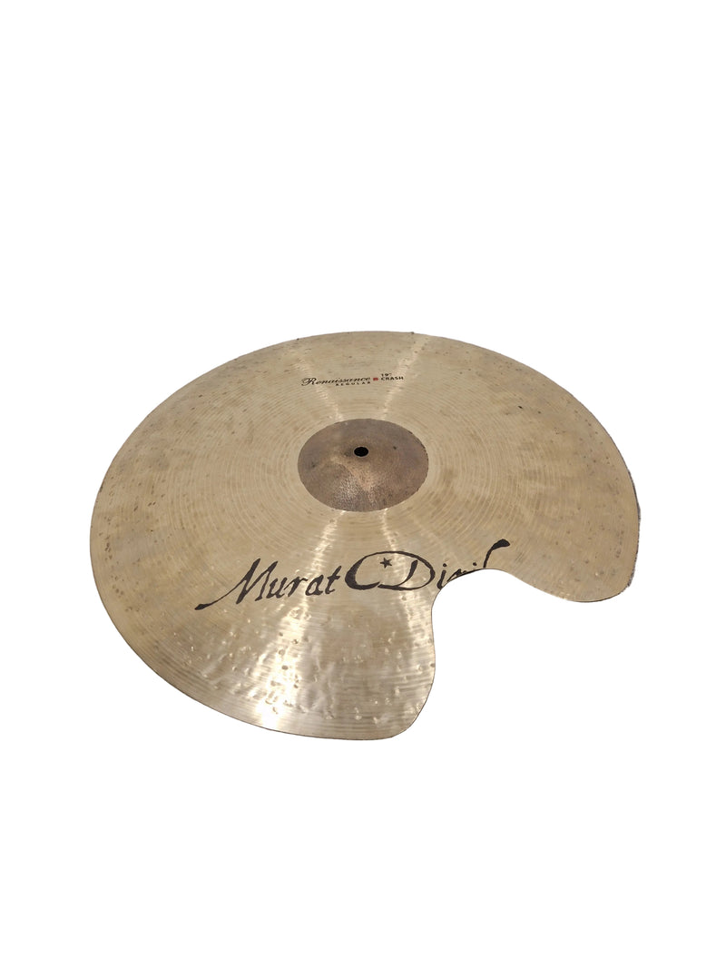 Murat Diril Renaissance Crash Cymbal - Professionally Repaired - Good - Image 1