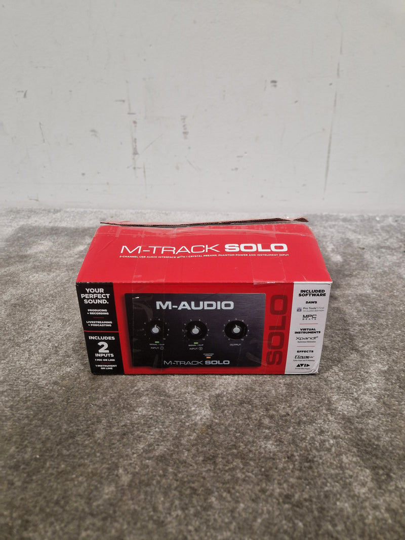 M-AUDIO M-TRACK Solo Audio Interface - USB Connectivity - Excellent w/ Original Box - Image 8