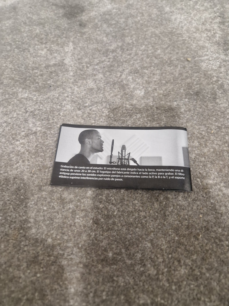 T.bone SC-450 Black Microphone - Large-Diaphragm Condenser - Very Good w/ Original Box & Hard Case & Mic Cable - Image 8