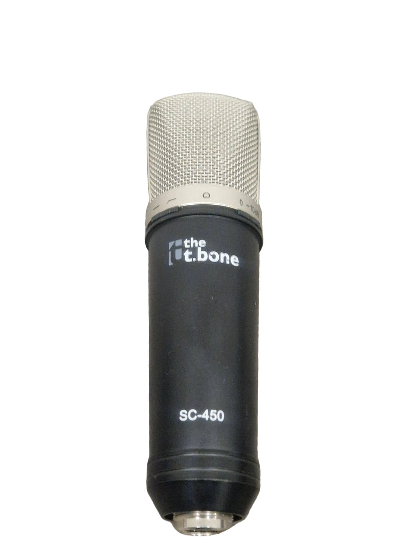 T.bone SC-450 Black Microphone - Large-Diaphragm Condenser - Very Good w/ Original Box & Hard Case & Mic Cable - Image 1