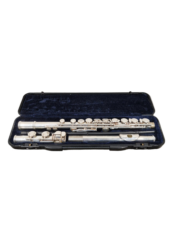 Kurioshi Vivace V11468 Silver/Gold Flute - Dual Finish - Very Good w/ Soft Case & Hard Case