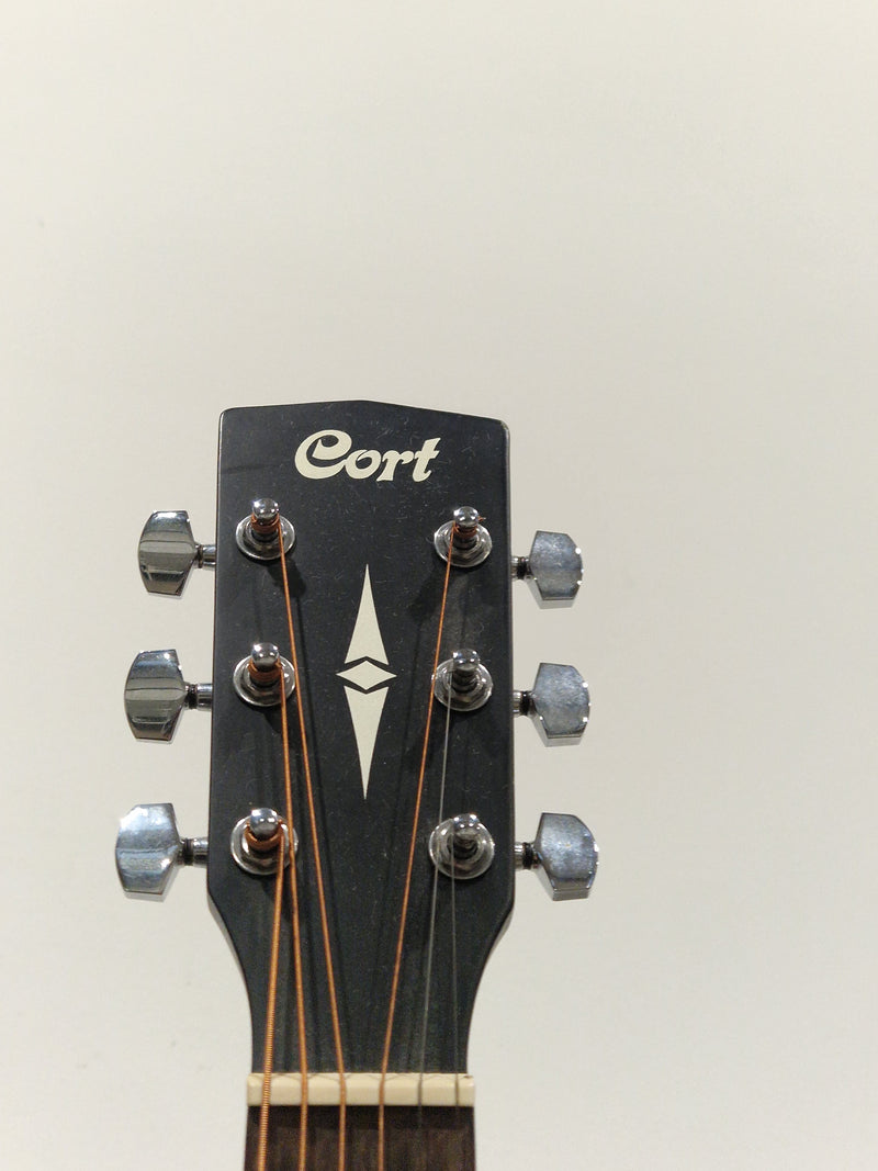 Cort AF510 - Acoustic Guitar - Natural Finish - Excellent w/ Soft Case - Image 4