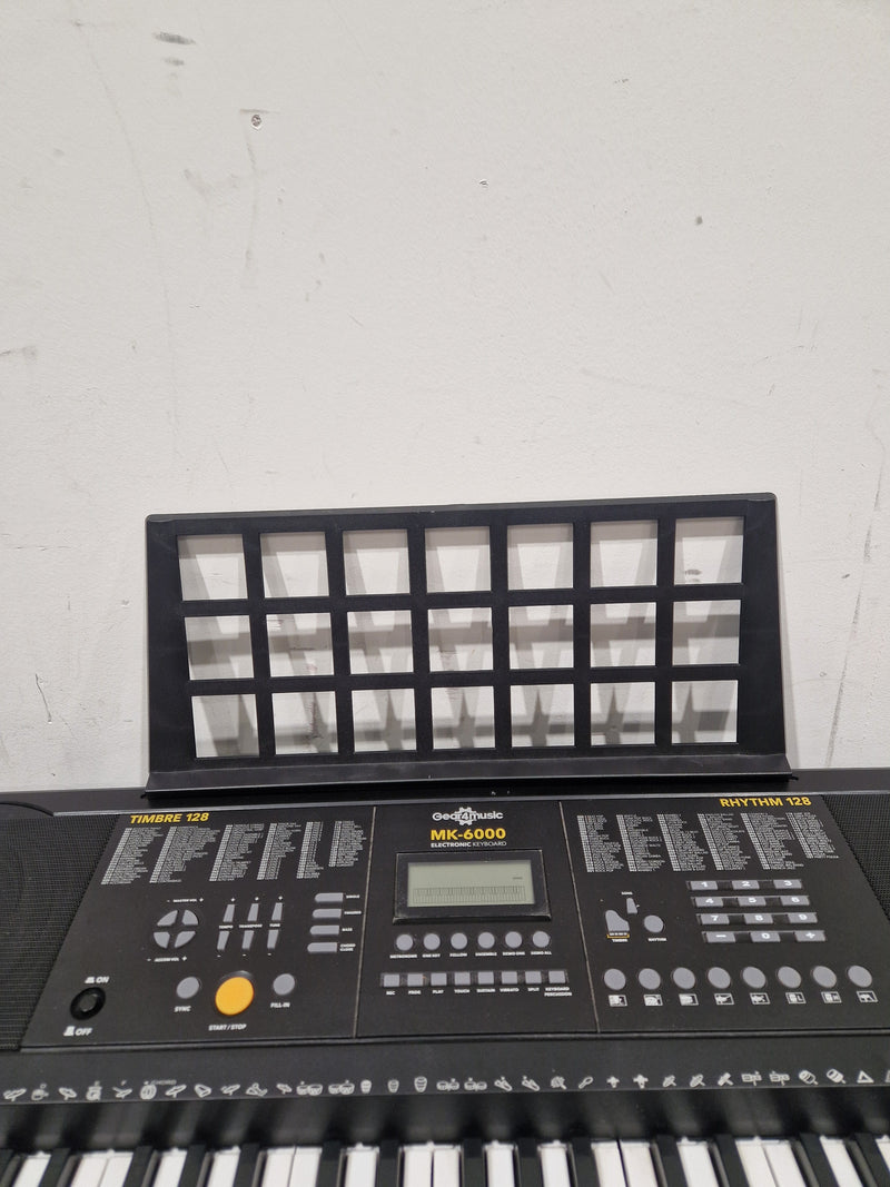 Gear4music MK-6000 - Electronic Keyboard - Black - Excellent w/ Power Supply - Image 13