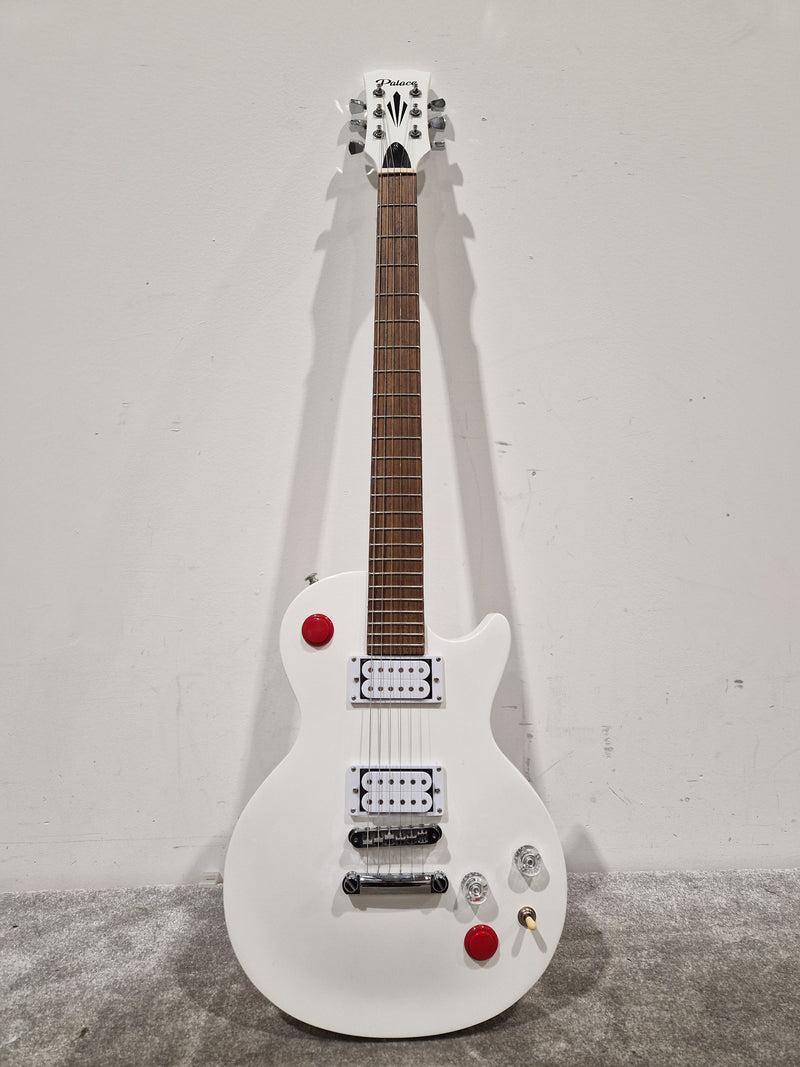 Palace Buckethead LP Style Full White Electric Guitar - Signature Design - Excellent - Image 5