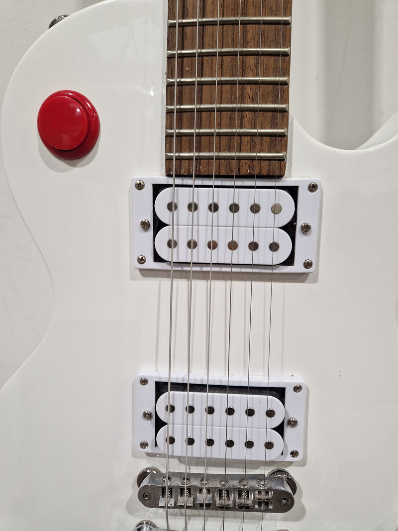 Palace Buckethead LP Style Full White Electric Guitar - Signature Design - Excellent - Image 8