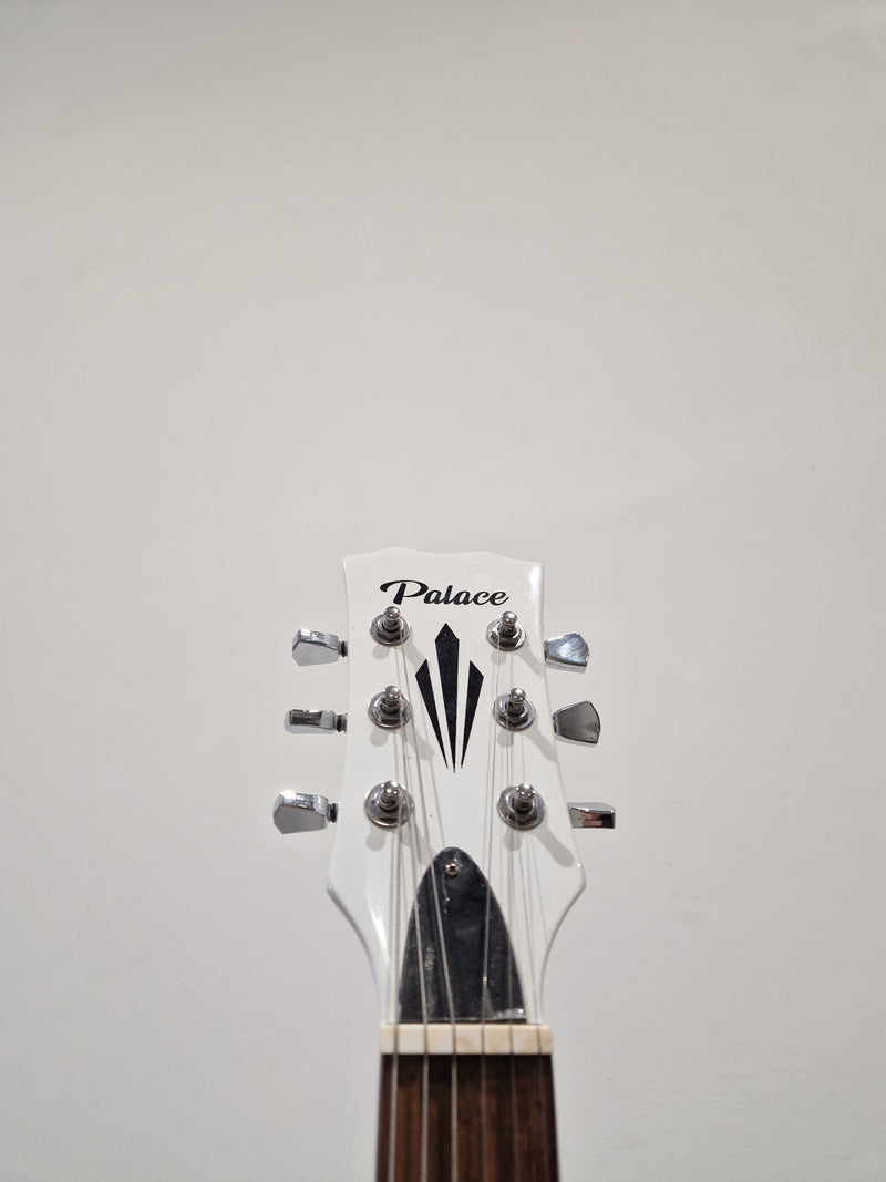 Palace Buckethead LP Style Full White Electric Guitar - Signature Design - Excellent - Image 4