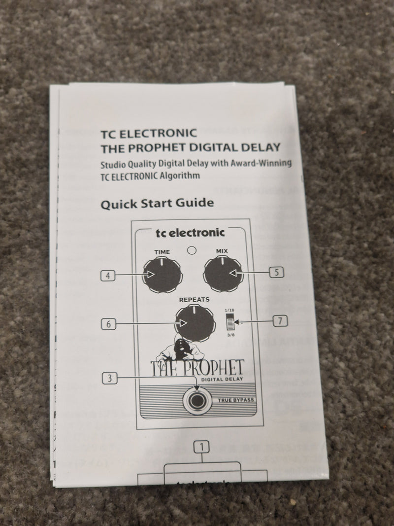 TC Electronic The Prophet Digital Delay Effects Pedal - True Bypass - Excellent w/ Original Box - Image 12