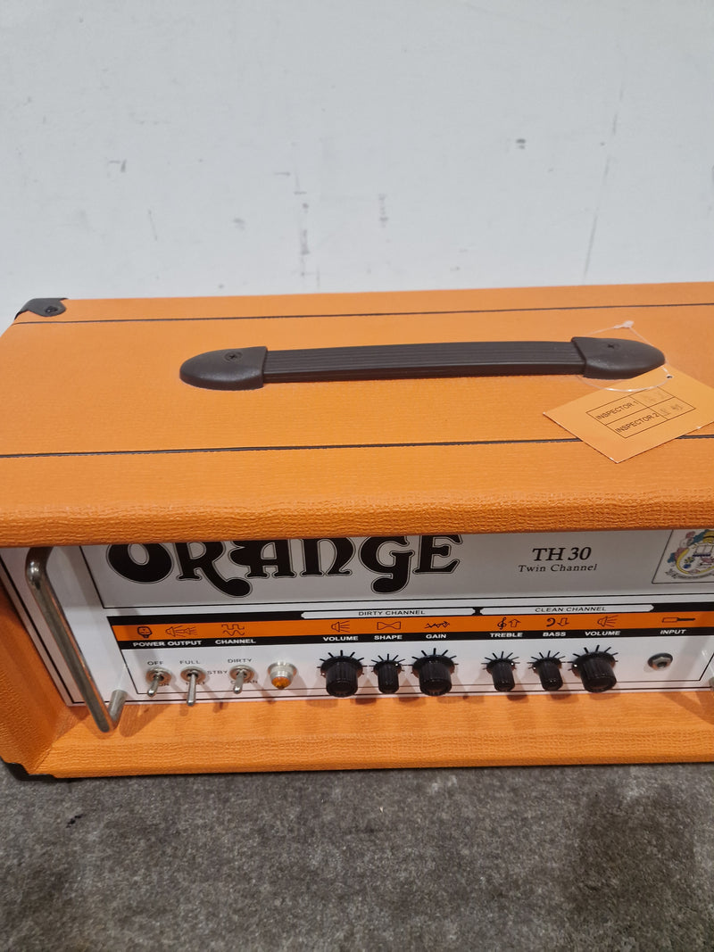Orange TH30 - Guitar Amplifier Head - Orange - Like New w/ Original Box & Power Cable - image 8