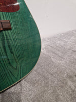 WASHBURN D-11/TBL Green Acoustic Guitar - Stunning Finish - Excellent - Image 13