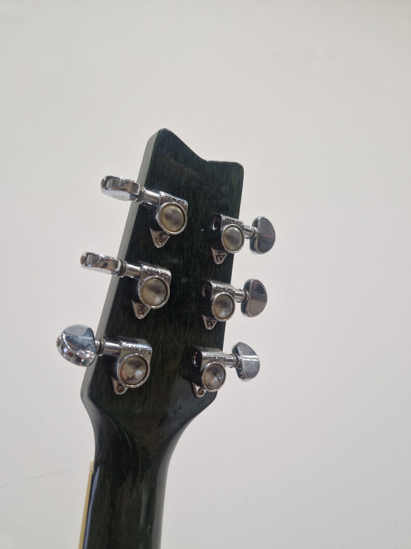 WASHBURN D-11/TBL Green Acoustic Guitar - Stunning Finish - Excellent - Image 2