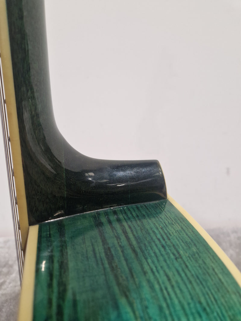 WASHBURN D-11/TBL Green Acoustic Guitar - Stunning Finish - Excellent - Image 4