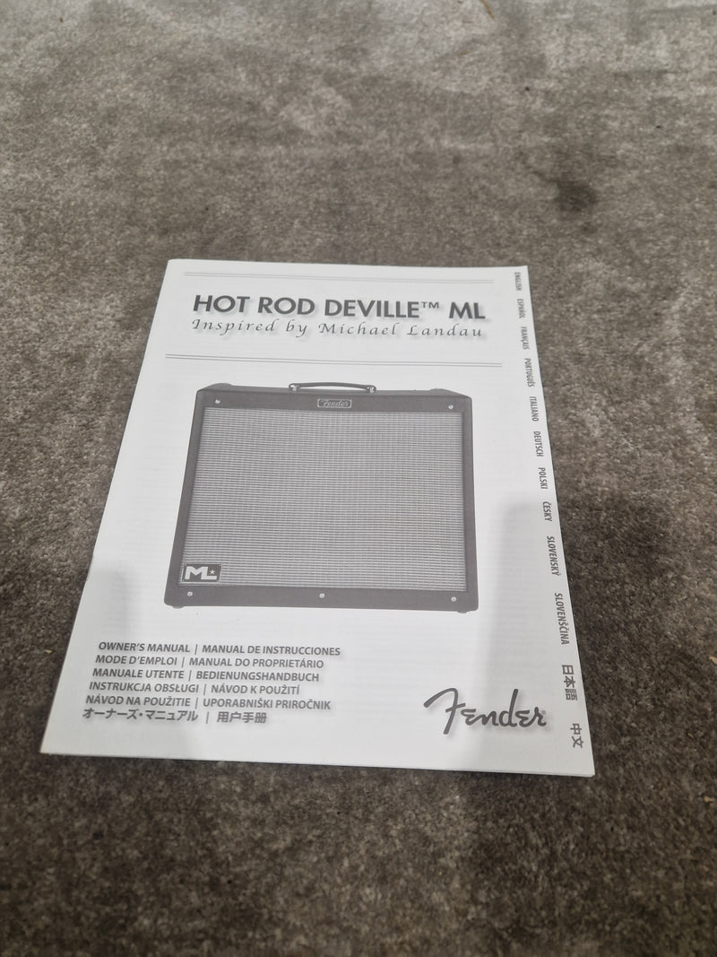 Fender Hot Rod DeVille 212 ML - Guitar Amplifier Combo - Black - Like New w/ Manuels - Image 21