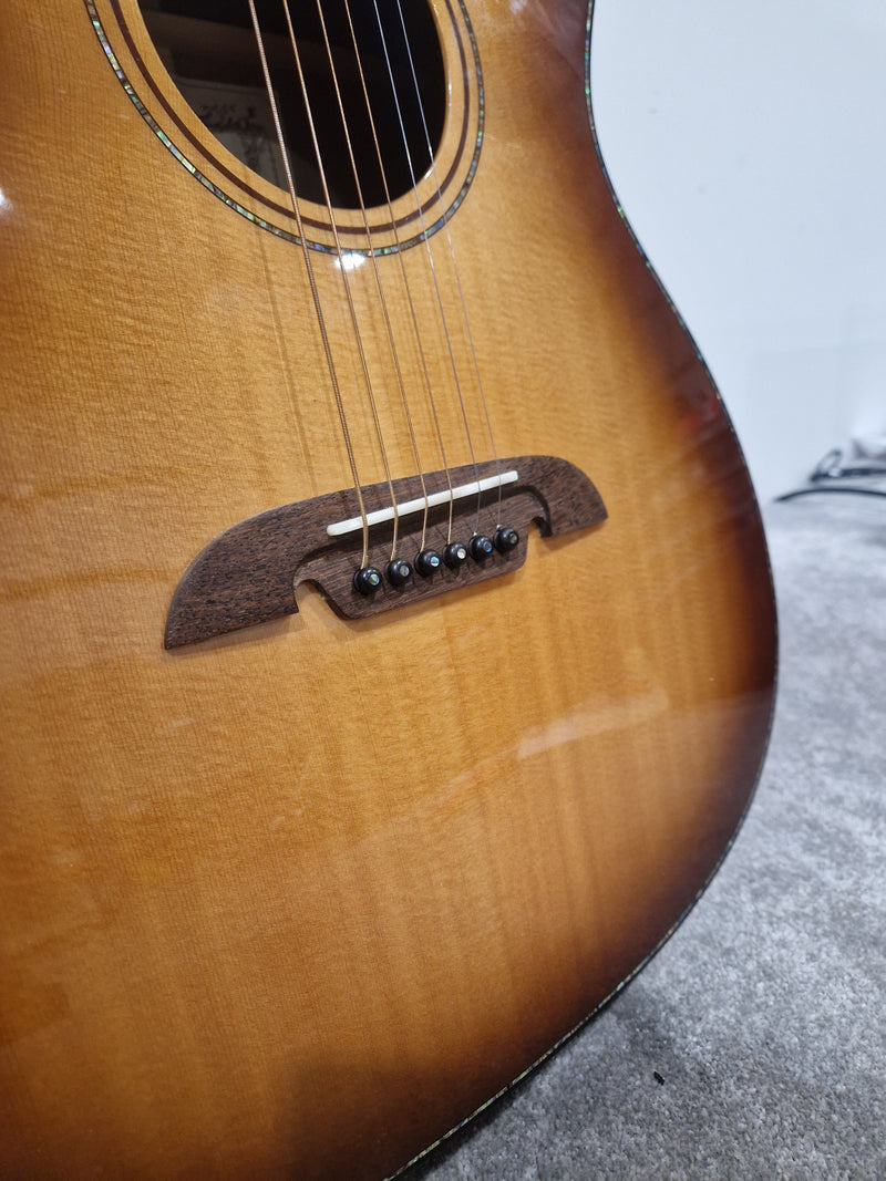 Alvarez MFA70WCEARSHB Sunburst Acoustic Guitar - Stunning Finish - Excellent w/ Hard Case - Image 11