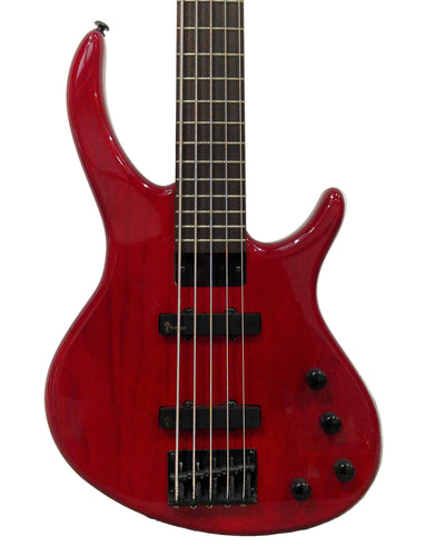 Toby Deluxe V by Tobias Red Bass Guitar - 5-String - Excellent w/ Hard Case