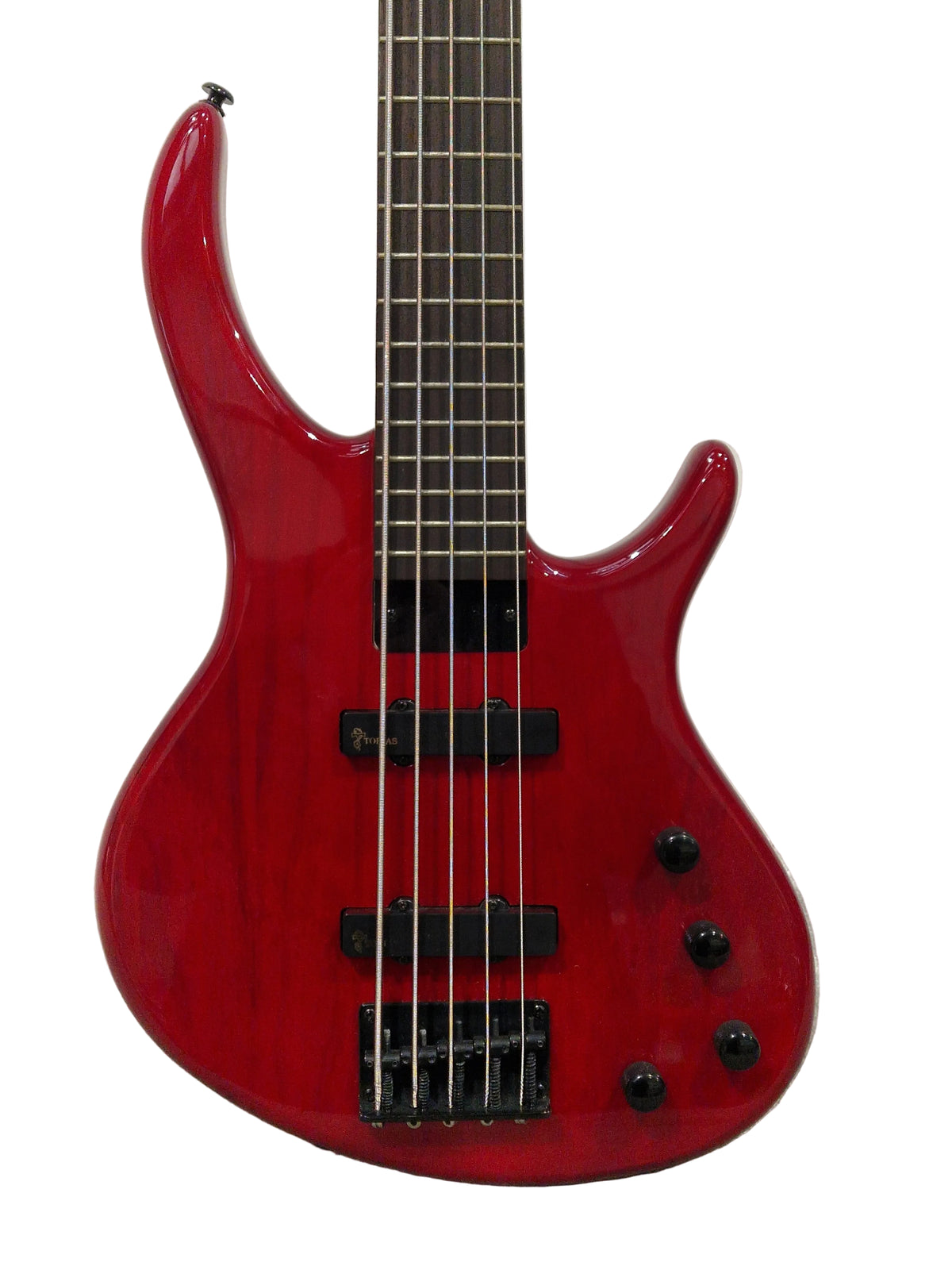 Toby Deluxe V by Tobias Red Bass Guitar - 5-String - Excellent w/ Hard Case