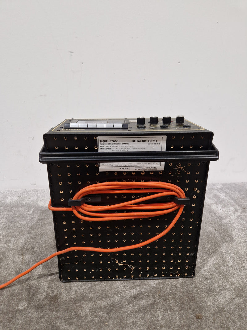 Coomber 2060-1 PA Cassette Recorder BLACK/GOLD PA System - Retro Design - Good w/ Power Cable - Image 9