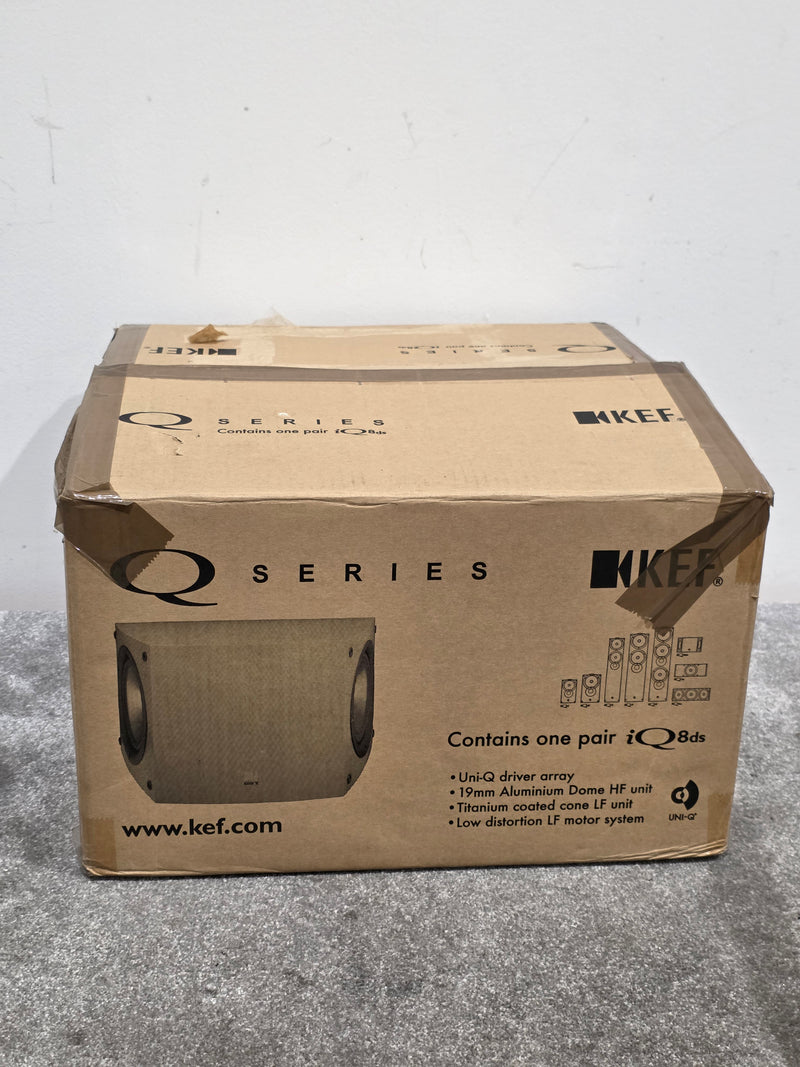 KEF iQ8ds - Pair of Speakers - Light Wood/Maple - Excellent w/ Original Box - Image 11