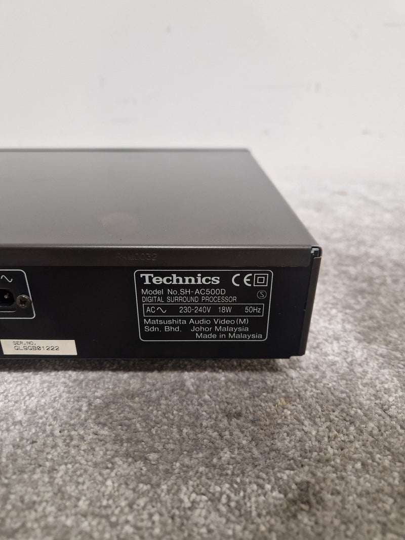 Technics Sh-Ac500d Surround Processor - High Precision Audio - Excellent w/ Original Box & Power Cable & remote control - Image 5
