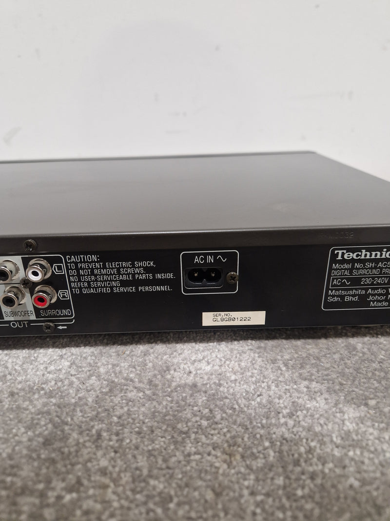Technics Sh-Ac500d Surround Processor - High Precision Audio - Excellent w/ Original Box & Power Cable & remote control - Image 10