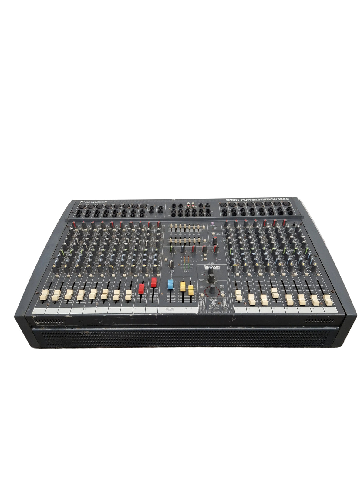 Soundcraft Spirit Powerstation 1200 - Powered Mixer - Good w/ Hard Case
