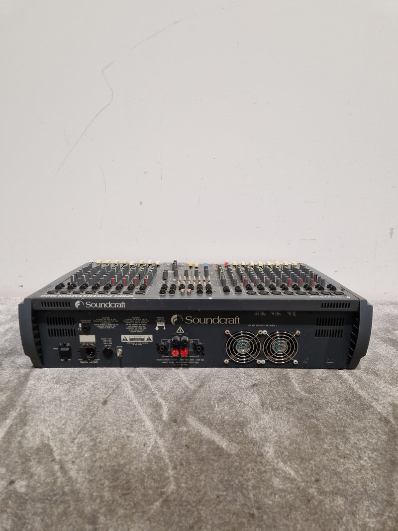 Soundcraft Spirit Powerstation 1200 - Powered Mixer - Good w/ Hard Case - Image 11