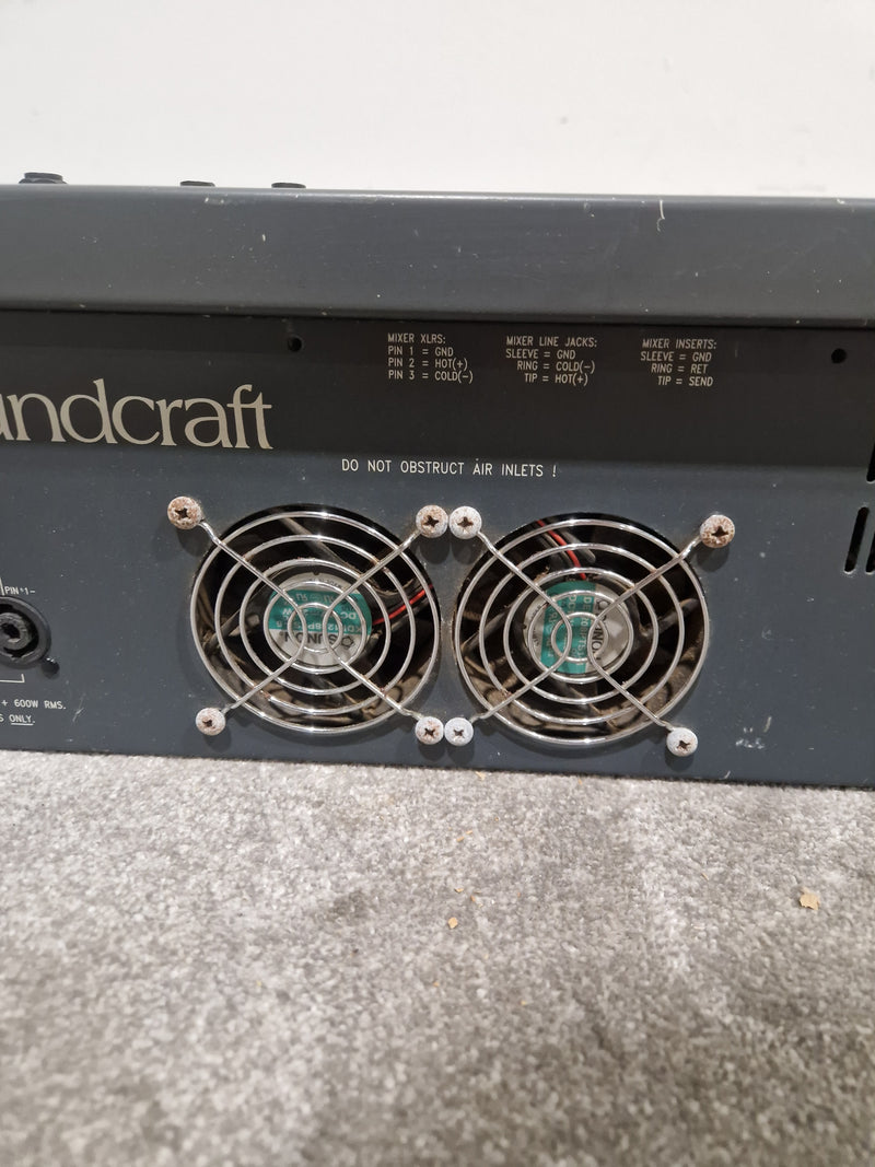 Soundcraft Spirit Powerstation 1200 - Powered Mixer - Good w/ Hard Case - Image 5