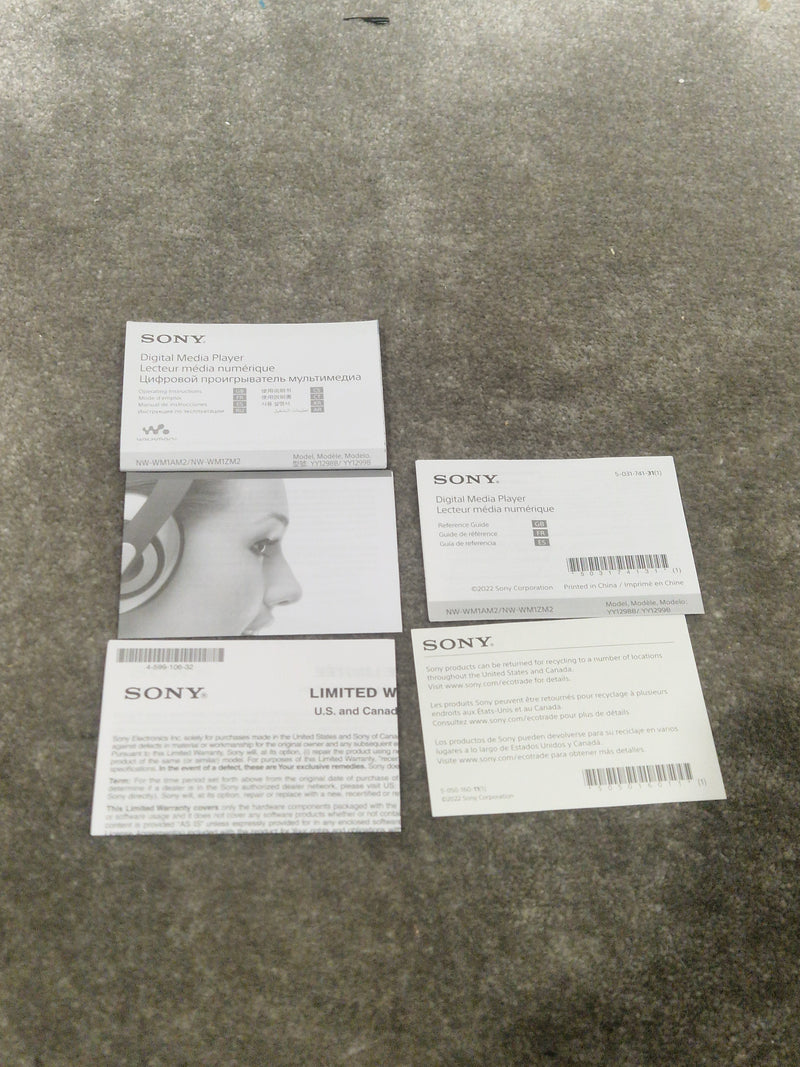Sony NW-WM1AM2 - Digital Audio Player - Like New - Image 22