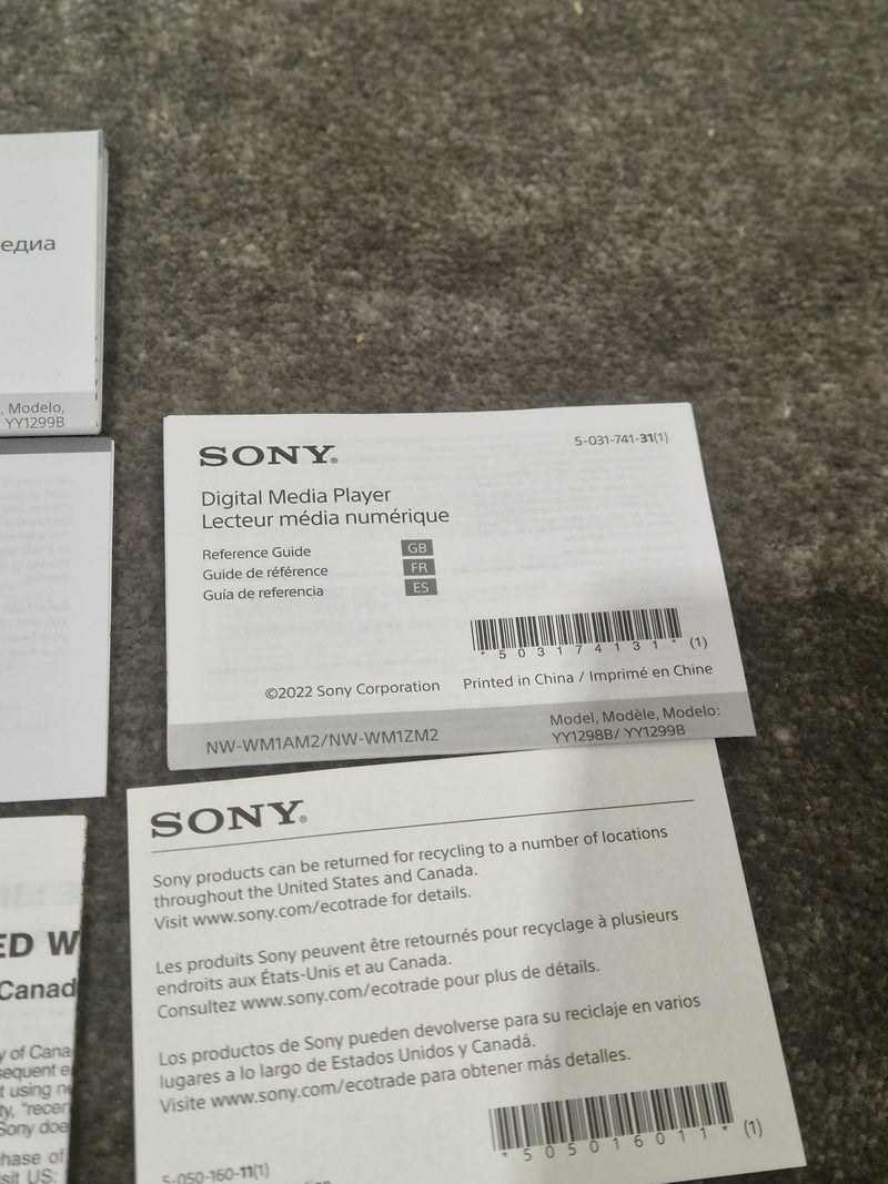Sony NW-WM1AM2 - Digital Audio Player - Like New - Image 23