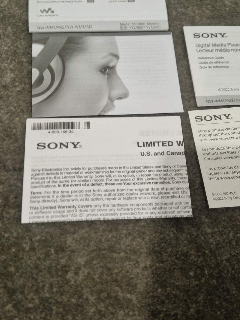 Sony NW-WM1AM2 - Digital Audio Player - Like New - Image 10