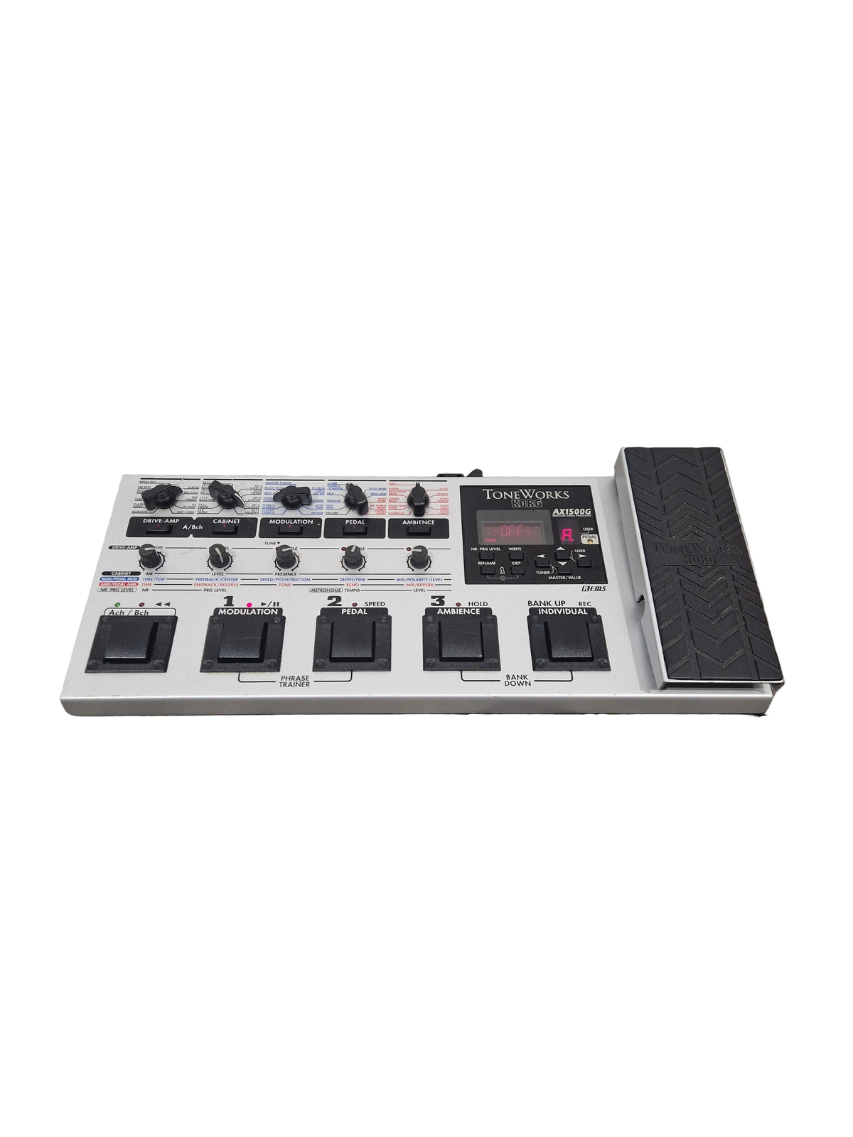 Korg Toneworks AX1500G - Guitar Multi-Effects Processor - Silver - Good