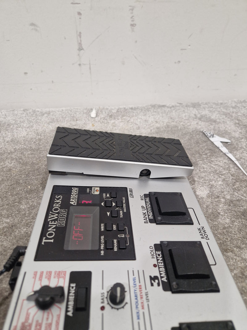 Korg Toneworks AX1500G - Guitar Multi-Effects Processor - Silver - Good - Image 7