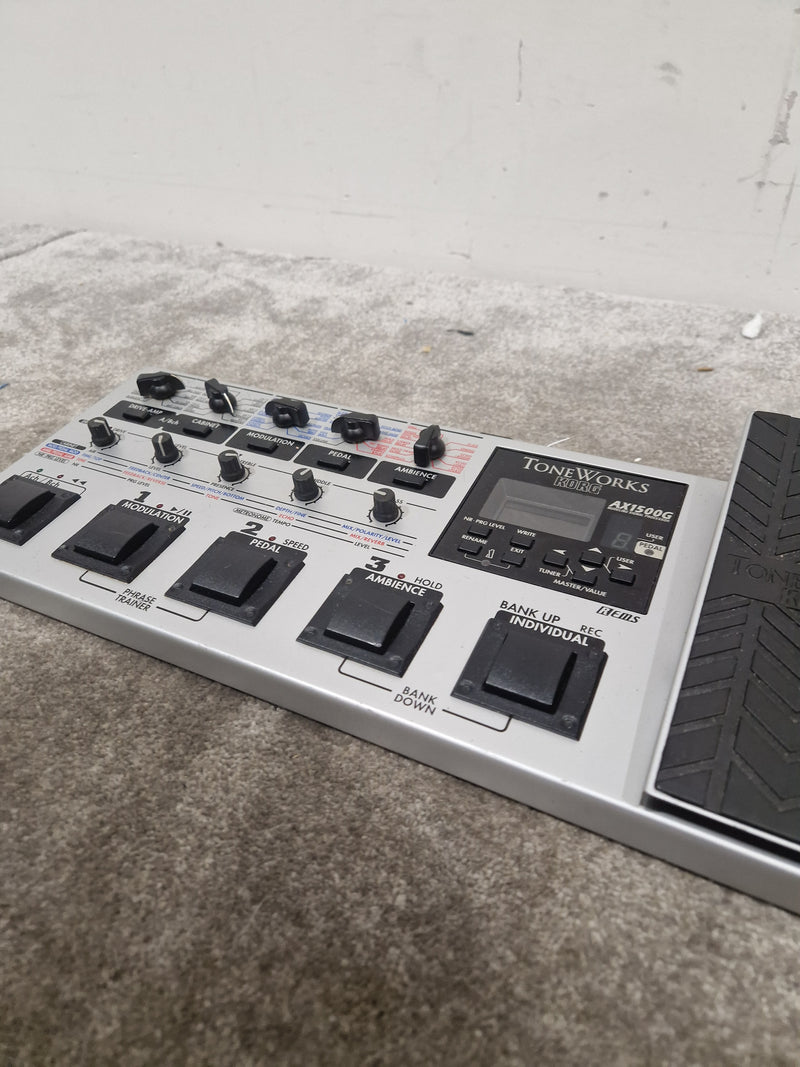 Korg Toneworks AX1500G - Guitar Multi-Effects Processor - Silver - Good - Image 12