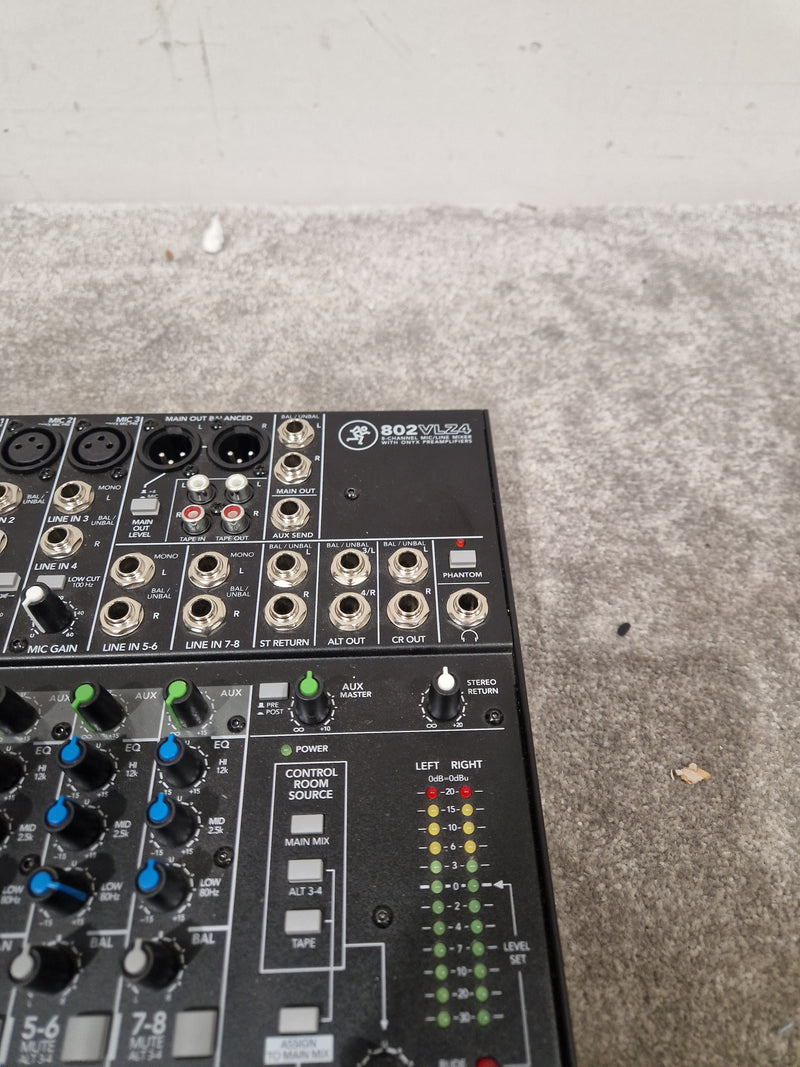 Mackie 802VLZ4 - 8-Channel Mic/Line Mixer with Onyx Preamps - Excellent w/ Original Box - Image 6