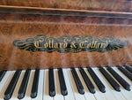 Collard & Collard Grand Piano - Burr Walnut - Excellent (Read Description) - Image 5