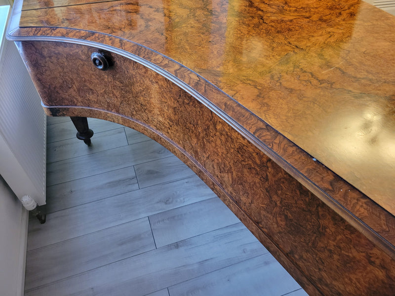 Collard & Collard Grand Piano - Burr Walnut - Excellent (Read Description) - Image 4
